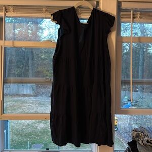 Casual Blue Dress Knee Length